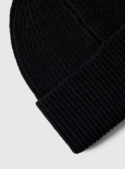 Herren Strick Beanie in Schwarz