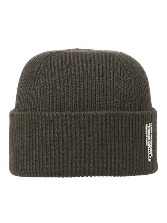 Beanie Ανδρικός Σκούφος Πλεκτός σε Καφέ χρώμα