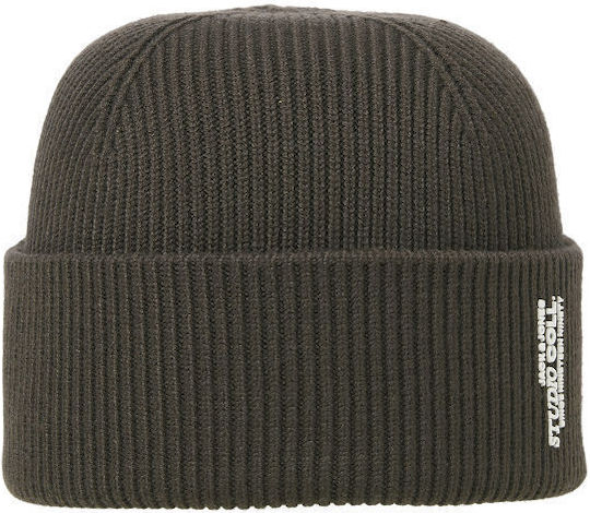 Beanie Men's Knitted Beanie in Brown Colour