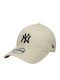 New Era Kids' Jockey Fabric Hat New York Yankees Beige