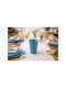 Glass 430ml Bamboo Pebble Green-Blue General Trade 332061 Generaltrade