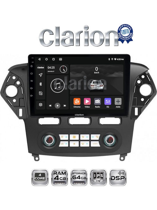 Clarion Car Audio System for Ford Mondeo 2010 > 2013 Bluetooth USB WiFi GPS Apple CarPlay Android Auto