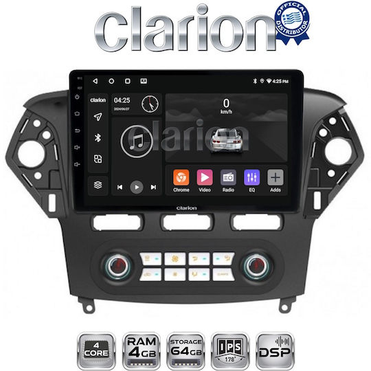 Sistem Audio Auto Pentru Ford Mondeo 2010 > 2013 Bluetooth USB Wi-Fi GPS Apple CarPlay Android Auto