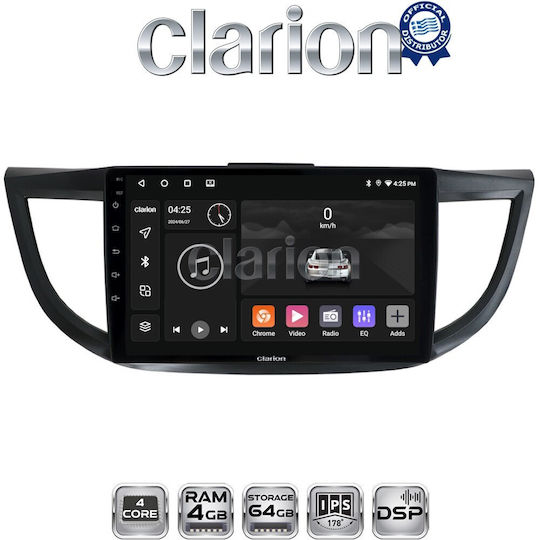 Clarion Автомобилна Аудио Система За Honda CR-V 2013>2017 Bluetooth USB Вграден Wi-Fi GPS Apple CarPlay Android Auto