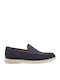 Suede Ανδρικά Loafers σε Μπλε Χρώμα