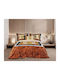 Makis Tselios Home Cotton Satin Duvet Cover Set Double with 2 Pillowcases 220x240cm Asia Multicoloured