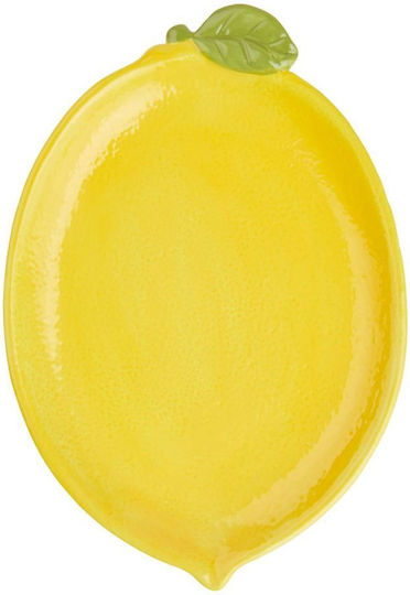 Butlers Lemon Serving Plate Shallow Yellow with Diameter 20cm