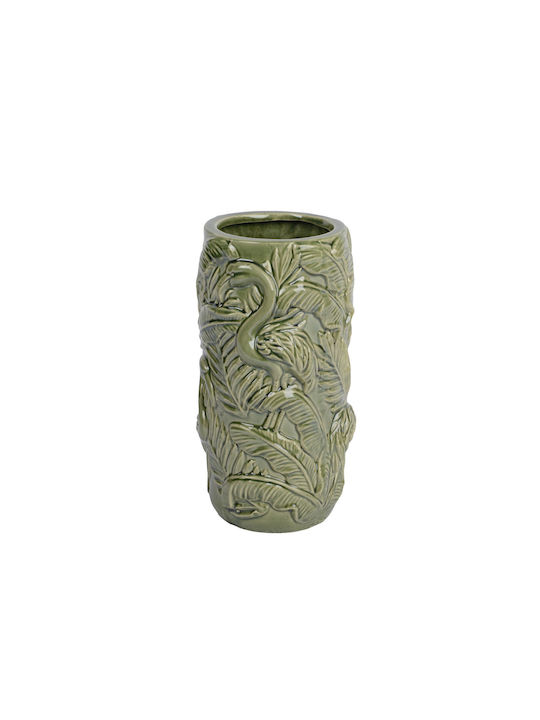 Kaemingk Decorative Green Porcelain Vase