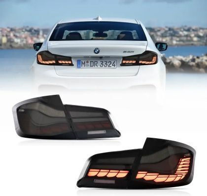 Taillights Led Bmw F10 Sedan 2011-2017 Cs M5 Design Tinted Set 2 Pieces
