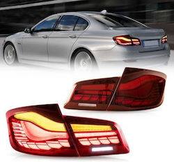 Πίσω Φανάρια Led Bmw F10 Sedan 2011-2017 Cs M5 Design Κόκκινα Σετ 2τμχ