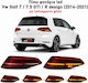 Rückleuchten Led VW Golf 7 7.5 Gti R Design 2014-2021 Aktuelles Blinker Rote Satz 2 Stück