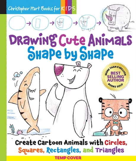 Drawing Cute Animals Shape By Shape - Mixed Media Resources - Paperback / Softback