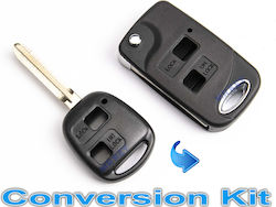 Κέλυφος Κλειδιού Αυτοκινήτου Toyota Rav4 Corolla Yaris Prius Aygo Celica Avensis