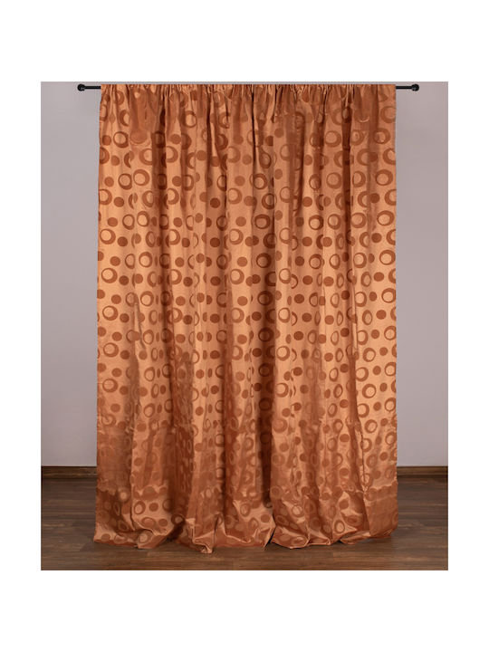 Silk Fashion Κουρτίνα με Τρέσα 082 Χρυσό 275x30...