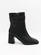 Damen Stiefeletten mit Mittelhohem Absatz Schwarz