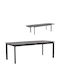 Sympo Bar Table Extendable Aluminum Gray 300x100x75cm