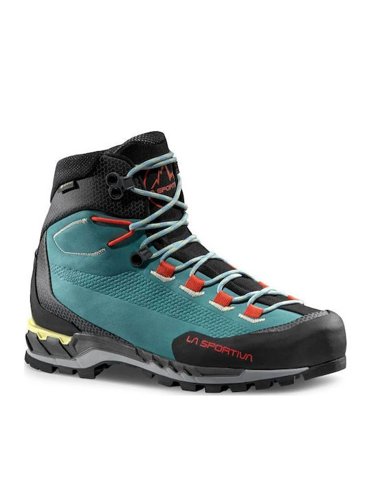 La Sportiva Trango Tech Leather Women's Mountaineering Boots Waterproof with Gore-Tex Membrane Green