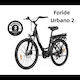 Shimano Urbano 2 26" Μαύρο Ηλεκτρικό Ποδήλατο Πόλης