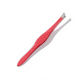 Tweezers Eyebrow Tweezers Curved Tips Pink