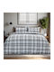 Lino Home Panier Set Bed Sheets for Single Bed with Rubber Hugger 105x200+32cm 3 (3 Pieces)