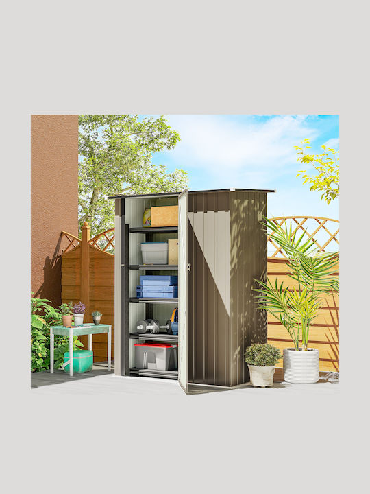 Μεταλλική Αποθήκη Κήπου Γαλβανιζέ Μ1.42xΠ0.86xΥ...