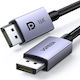 Ugreen Cablu DisplayPort 2.1 Certificat Vesa 2 M Suportă 16k@30hz 8k@240hz 4k@240hz 40 Gbps Hdr Hdcp 2.2 Dsc 1.2a Compatibil Freesync/g-sync Pc Gaming Monitor Tv