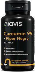 Niavis Curcumin 95 + Extract De Piper Negru 60 Capsule