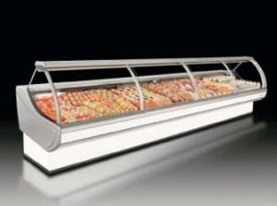 Inox Production Βιτρίνα Κρεοπωλείου Υ125xΠ135xΒ115cm