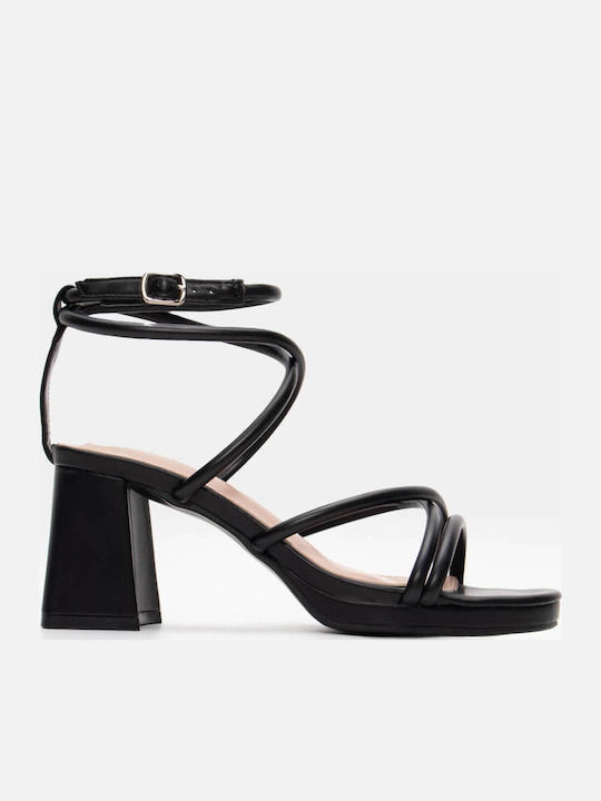 Luigi Damen Sandalen Schwarz