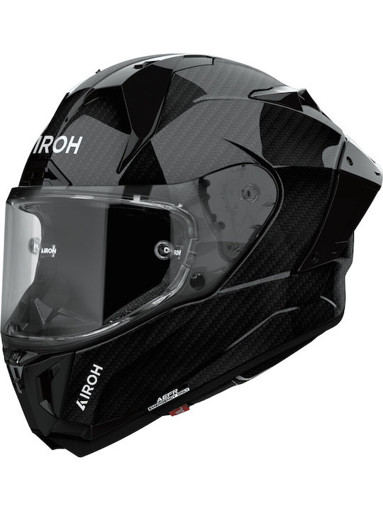 Airoh GP800 Carbon Gloss Motorcycle Helmet Full Face ECE 22.06 1440gr with Pinlock