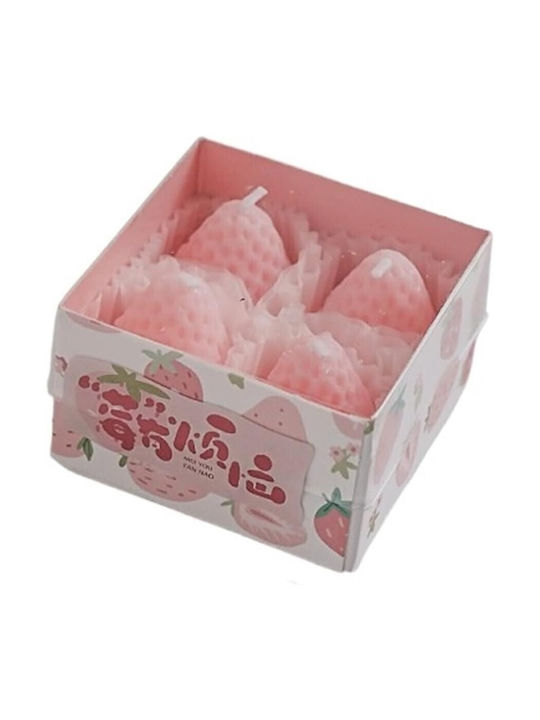 Alista Home Lumânare Aromatică Cu Miros De Afine 52gr 4 Bucăți