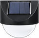 Alista Home Lumină Solară de Perete Alb Cald cu Senzor de Mișcare și Fotocelulă IP65 8.8x8.5cm
