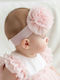 Bonjour Bebe Kids Hair Ribbon in Pink Color
