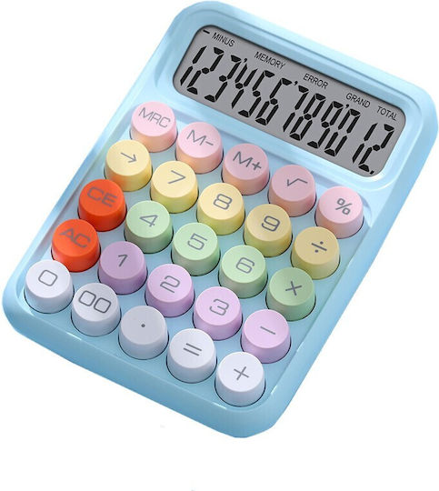 Alista Home Accounting Calculator 12 Digits in Blue Colour