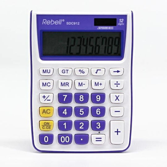 Rebell Calculator în Culoare Albă