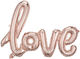 Valentine's Day Foil Jumbo Balloon Rose Gold 102cm