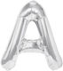 Buchstabe Α Folie Jumbo Silber 80cm
