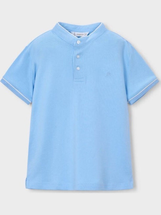 Mayoral Παιδικό Polo Κοντομάνικο Celeste