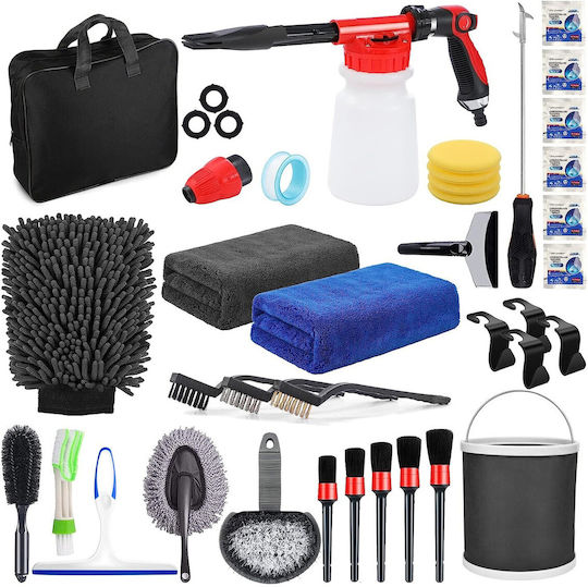 Alista Home Set De Spălare Pentru Materiale Plastice Interioare - Tablou De Bord Auto Cu 35 Bucăți