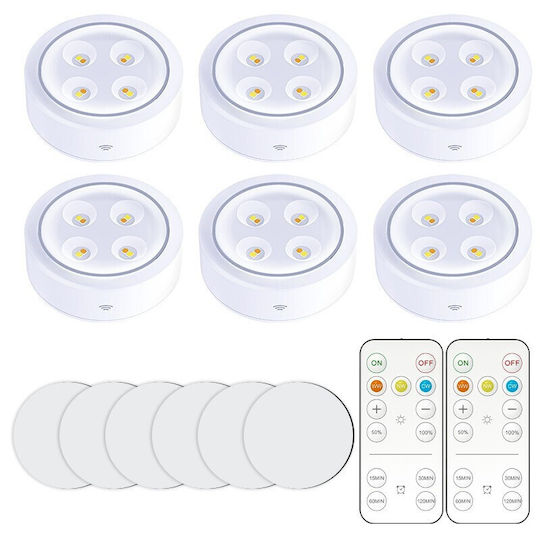 Alista Home LED Iluminat de Siguranță cu Sursă de Alimentare pe Baterie și Telecomandă