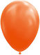Set of 12 Birthday Latex Balloons Orange 30cm