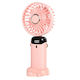 Ultra Portable Fan Aromatherapy Alista Home 3 In 1 Handheld Desk Neck 5 Speed Levels Usb Charging 12h Battery Life Foldable Lcd Screen Pink