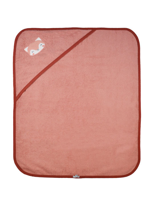 Energiers Baby Bath Towel Hooded 80x80cm