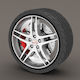 Premium Quality Wheel Protection Set 4 Plastic Rings Color Black
