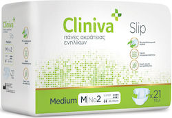Cliniva Incontinence Diapers Medium 21 Units