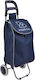 Metallisches Einkaufswagen Blau 35x27x94cm