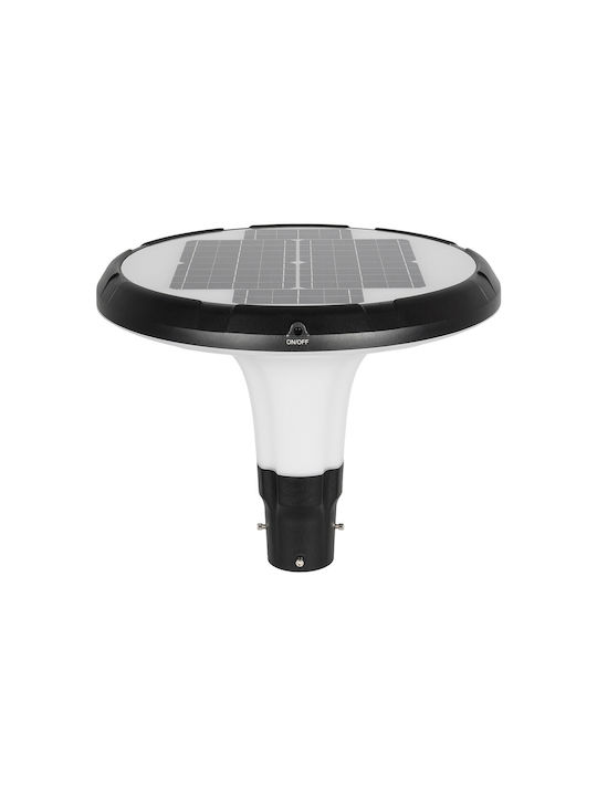 GloboStar Outdoor Floor Lamp Small Post LED 25W with Cold White Light IP65 Black