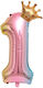 Număr 1 Folie Jumbo Transparent 80 cm