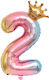 Anzahl 2 Folie Jumbo Transparente 80cm