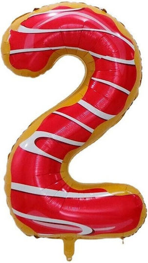 Număr 2 Folie Jumbo Multicolor 100 cm